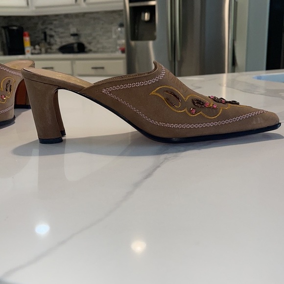 Roper NWOT Leather Mule Size 9 - Picture 3 of 9